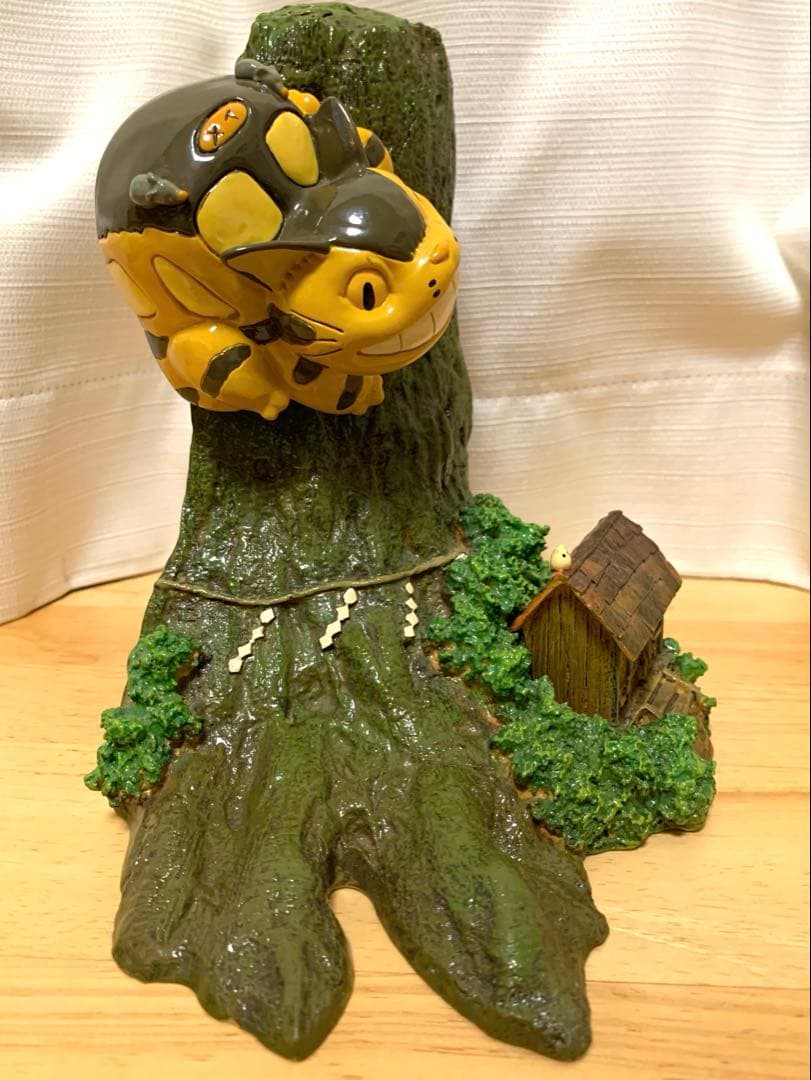 廃盤レア】となりのトトロネコバス陶器ブックスタンドブックエンド