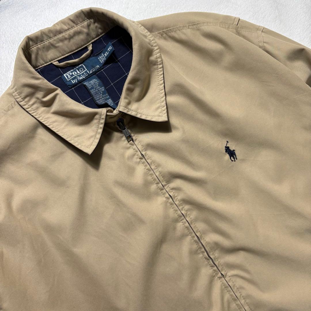 XL・ピーチスキン】 ポロラルフローレン スウィングトップ ポニー刺繍