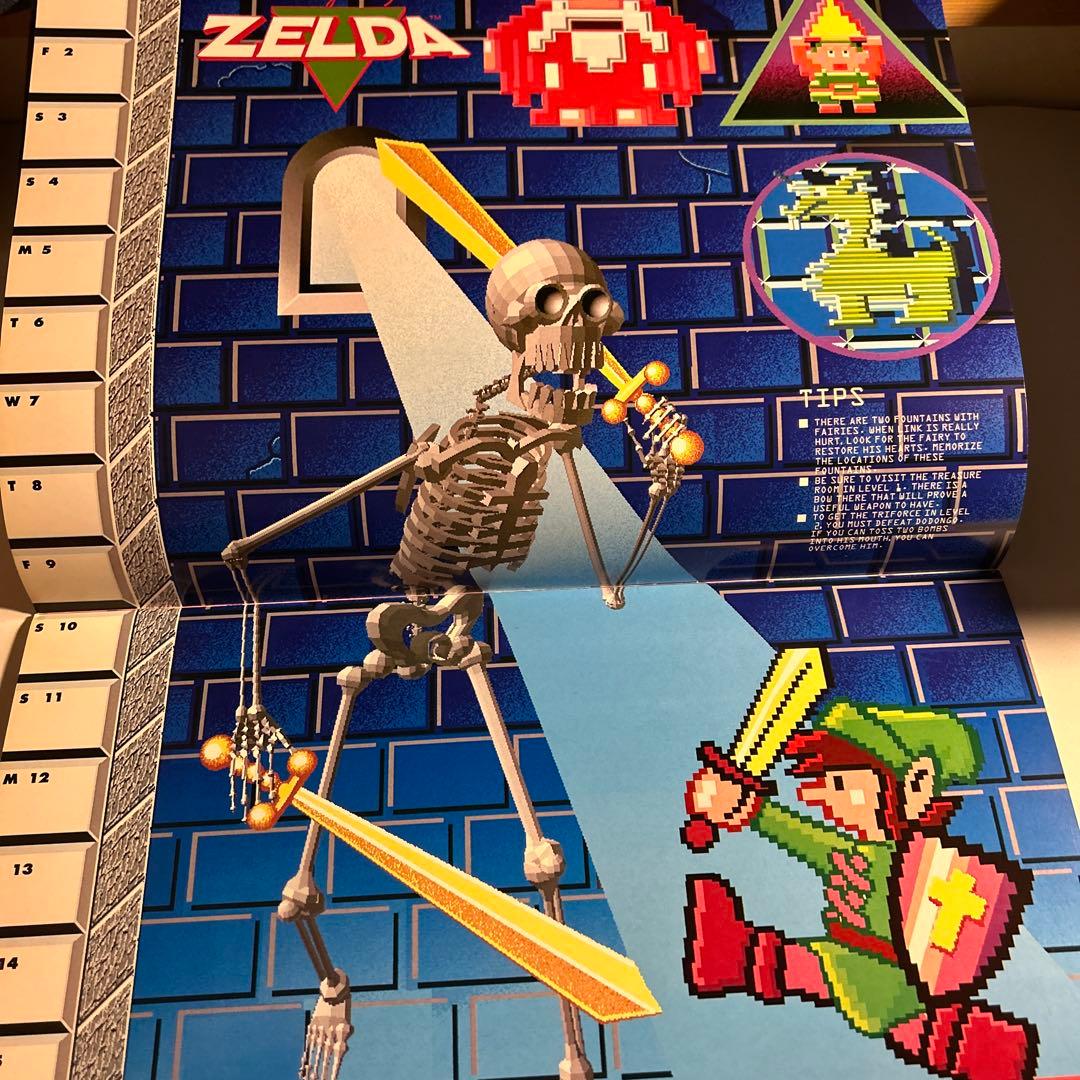 任天堂1990カレンダー」スーパーマリオ ゼルダの伝説 メトロイド