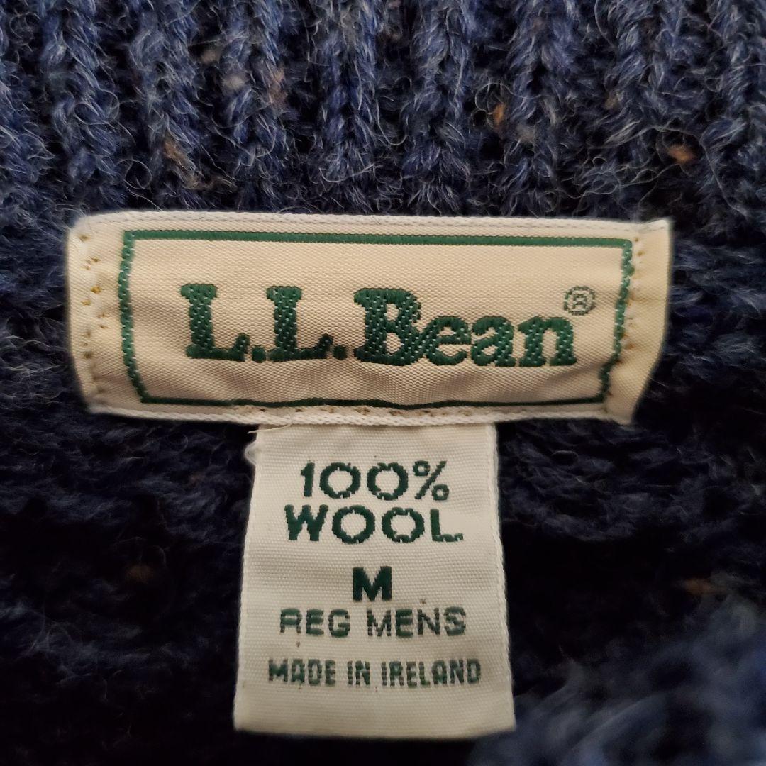 90s vintage L.L.Bean フィッシャーマンズニット ネイビー