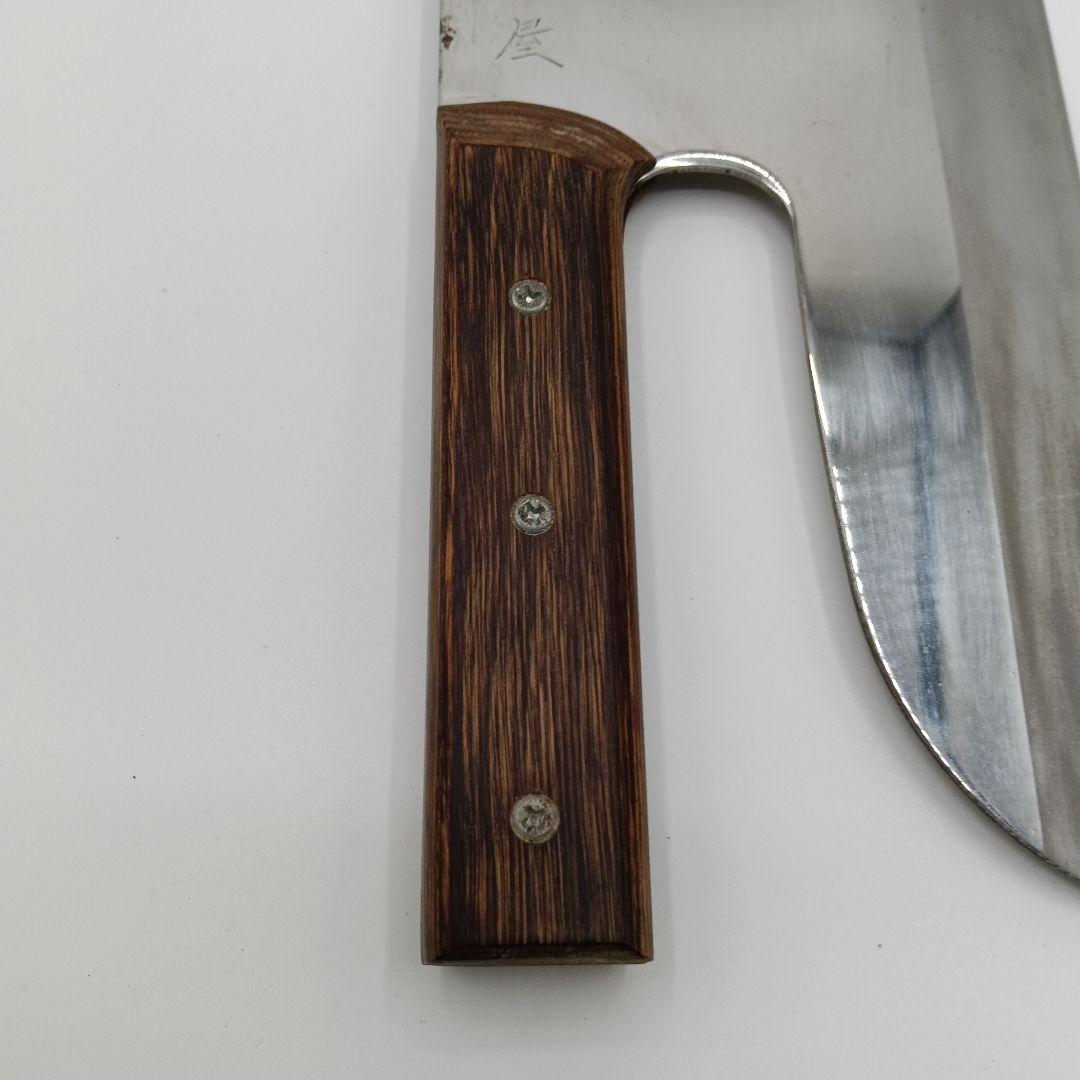 そば・麺切り包丁 合羽橋 木製ハンドル 鍔屋 上128 - メルカリ