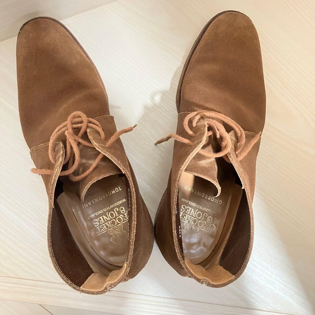 CROCKETT&JONES チャッカブーツ 7D 25.5cm トゥモロー別注