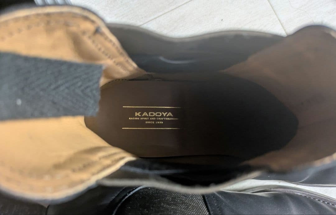 【逸品】KADOYA ✕リーガル ショートブーツ　ブラック　27.5cm 日本製