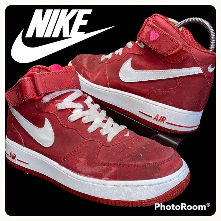 ナイキ エアフォース1 MID バレンタインデー - メルカリ