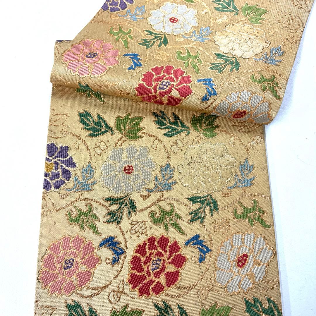 帯6579 ○帯屋捨松謹製 高級 正絹 六通 袋帯 - メルカリ