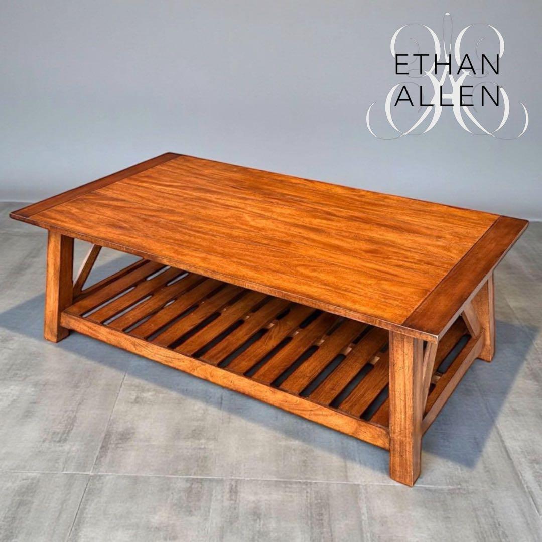 KZ050 ethan allen ローテーブル 大塚家具取扱 輸入品 - メルカリ