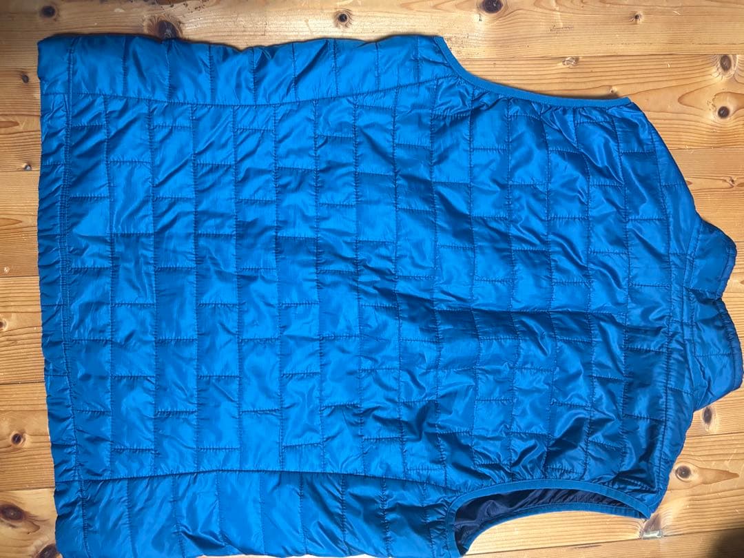 patagonia メンズ ベスト L 青 ゴールデンサイズ