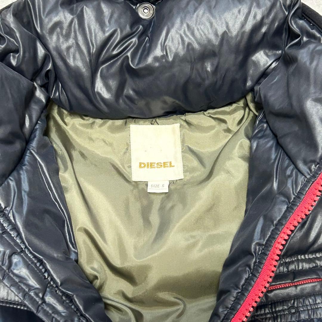 DIESEL Y2K テック ダウンジャケット 00s 赤ジップ 肉厚 - メルカリ