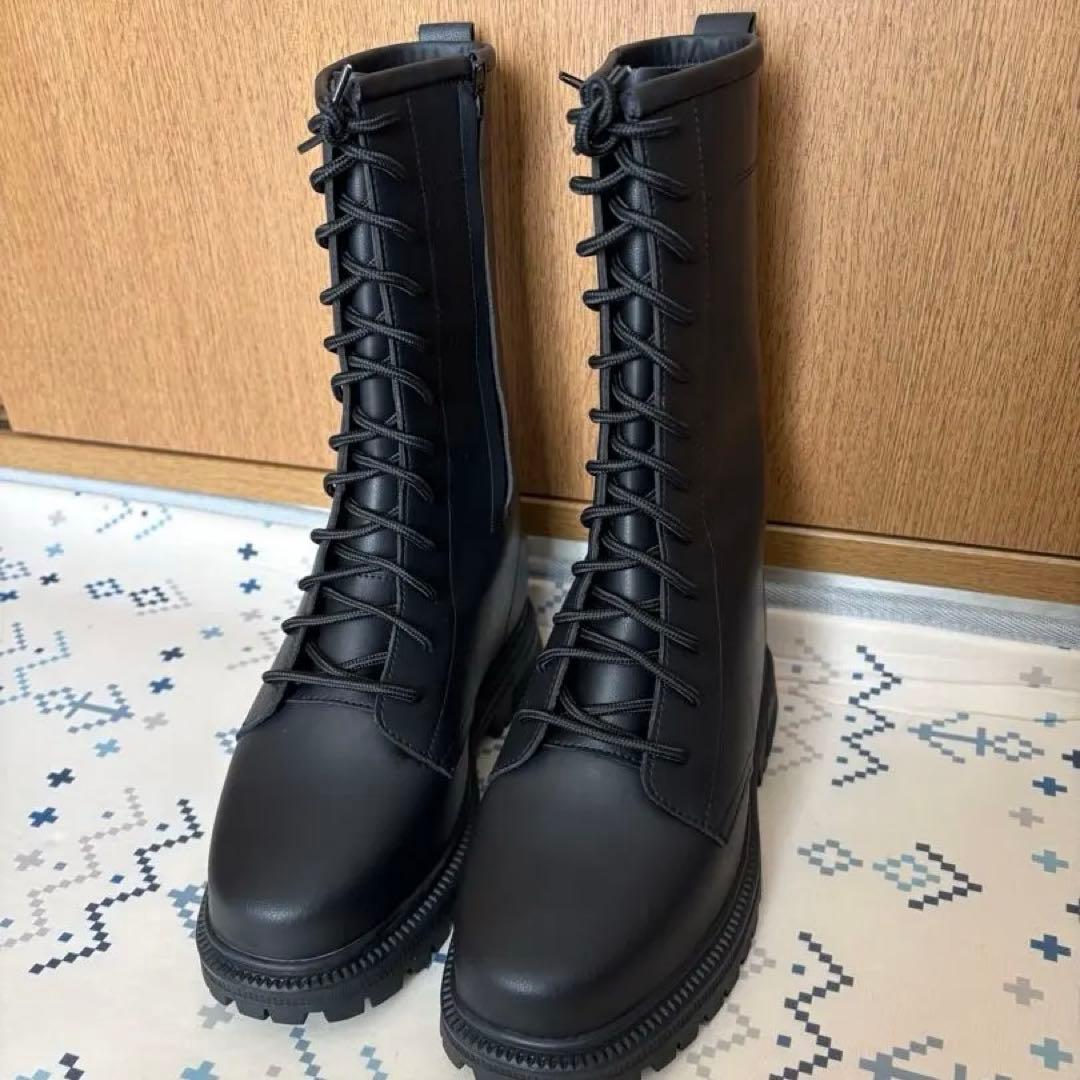 24.5~26.5cm向け 18cm 厚底 タオバオ ブーツ コスプレ - メルカリ