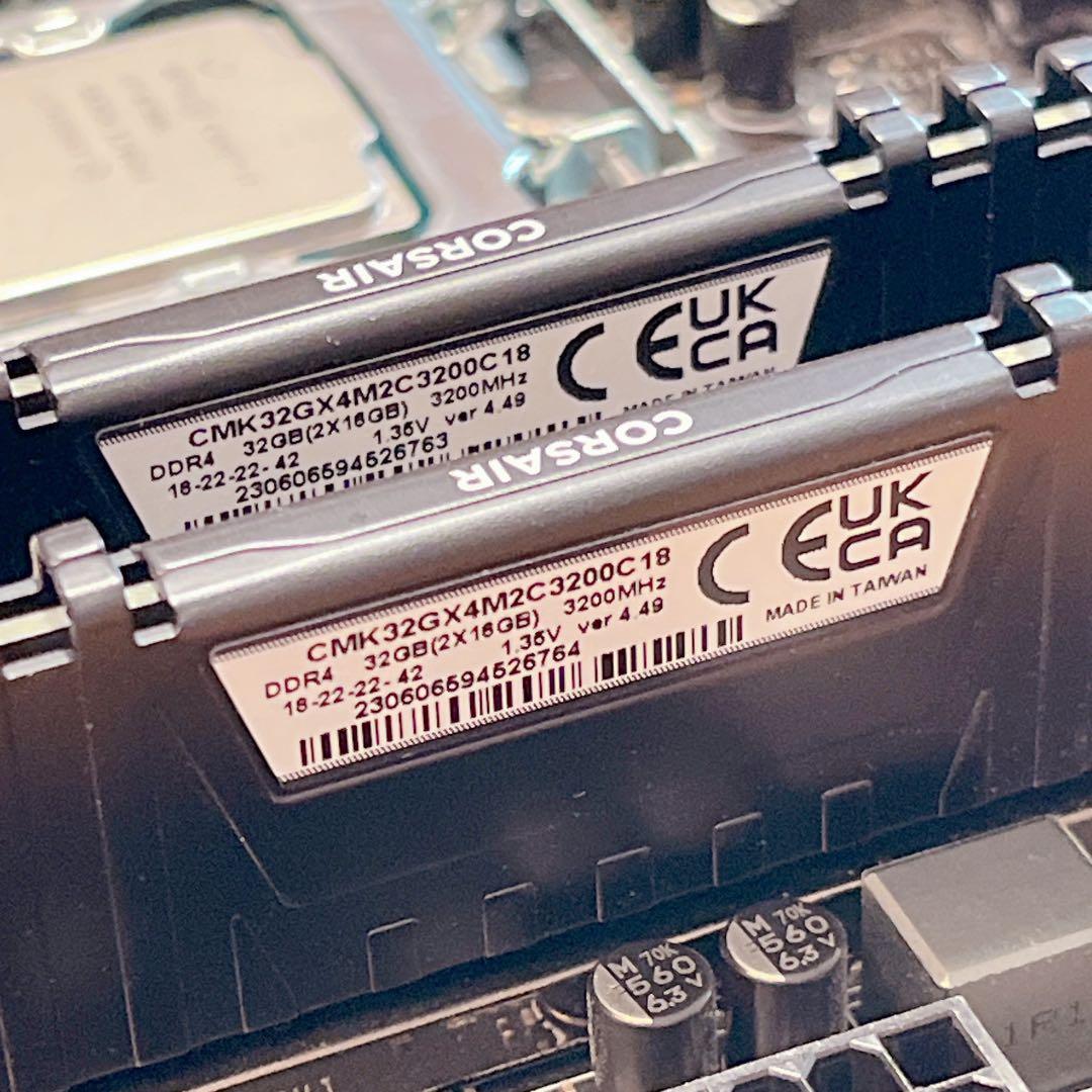 momoron様 MSI Z370 Core i7 8700k・メモリ32GB付