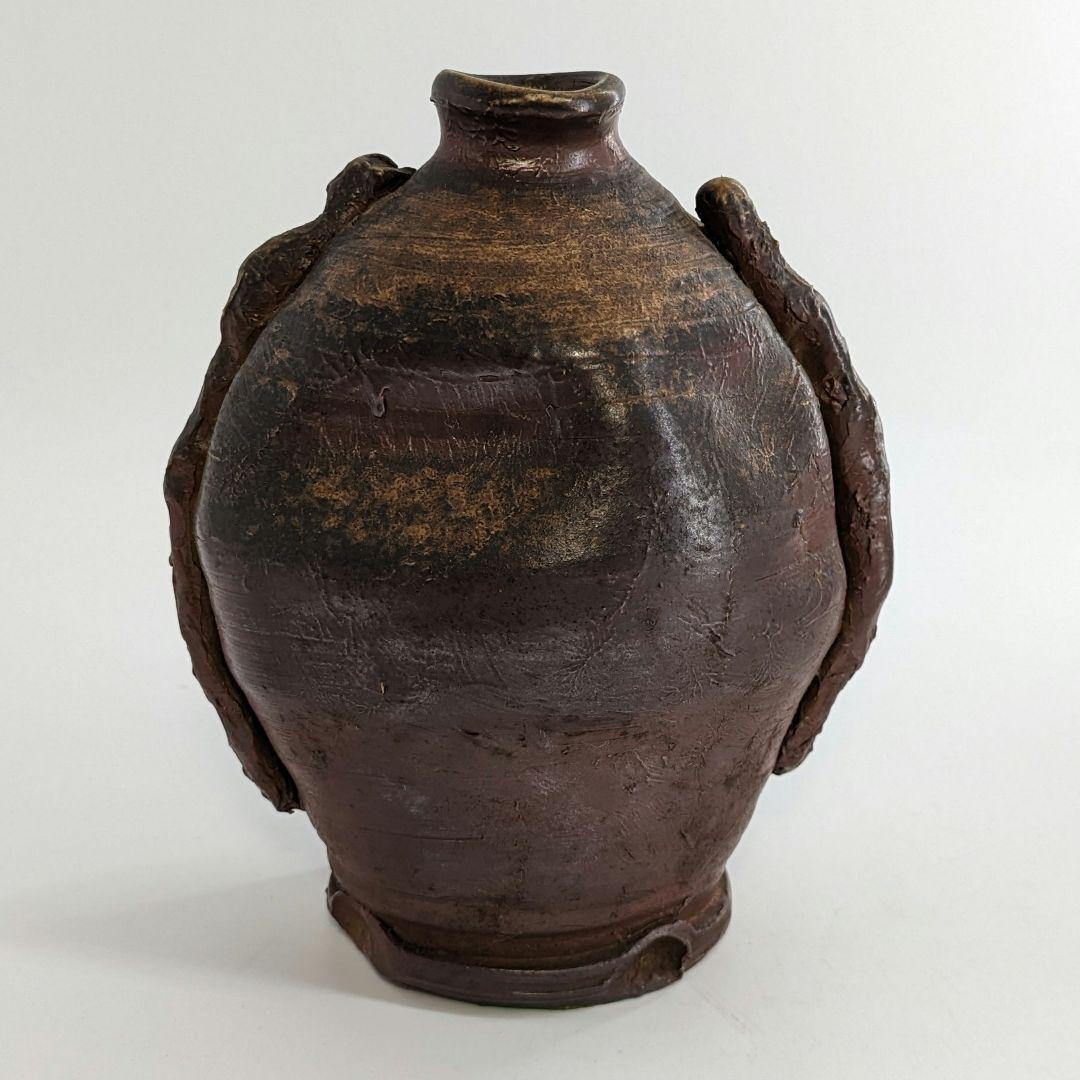 超希少 木南知加選 備前焼 舟虫花入 花器 フラワーベース 花瓶 華道具 花生 超希少 木南知加選 備前焼 舟虫花入 花器 フラワーベース 花瓶 華道具