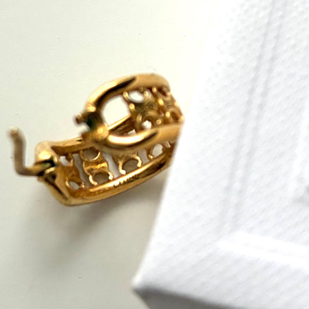 p*h様 廃盤 セリーヌ トリオンフ マルチフープピアス ゴールド 片耳