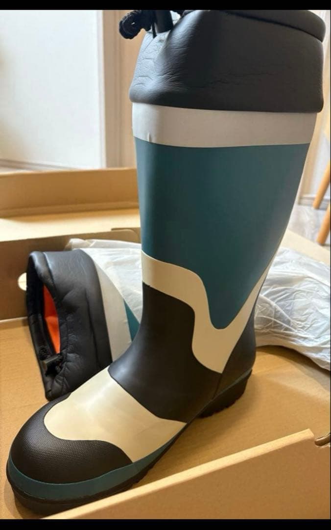 弘進ゴム 防寒安全長靴 LL(27.0cm) グリーン