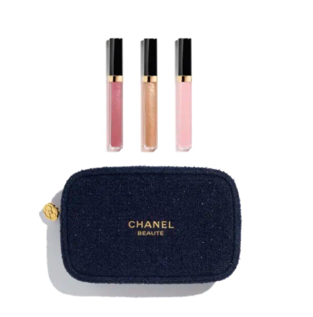 CHANEL 2025クリスマスコフレ　リップグロスセット 楽天市場】【ショッパー付き】シャネル リップ アンド ネイル ケア