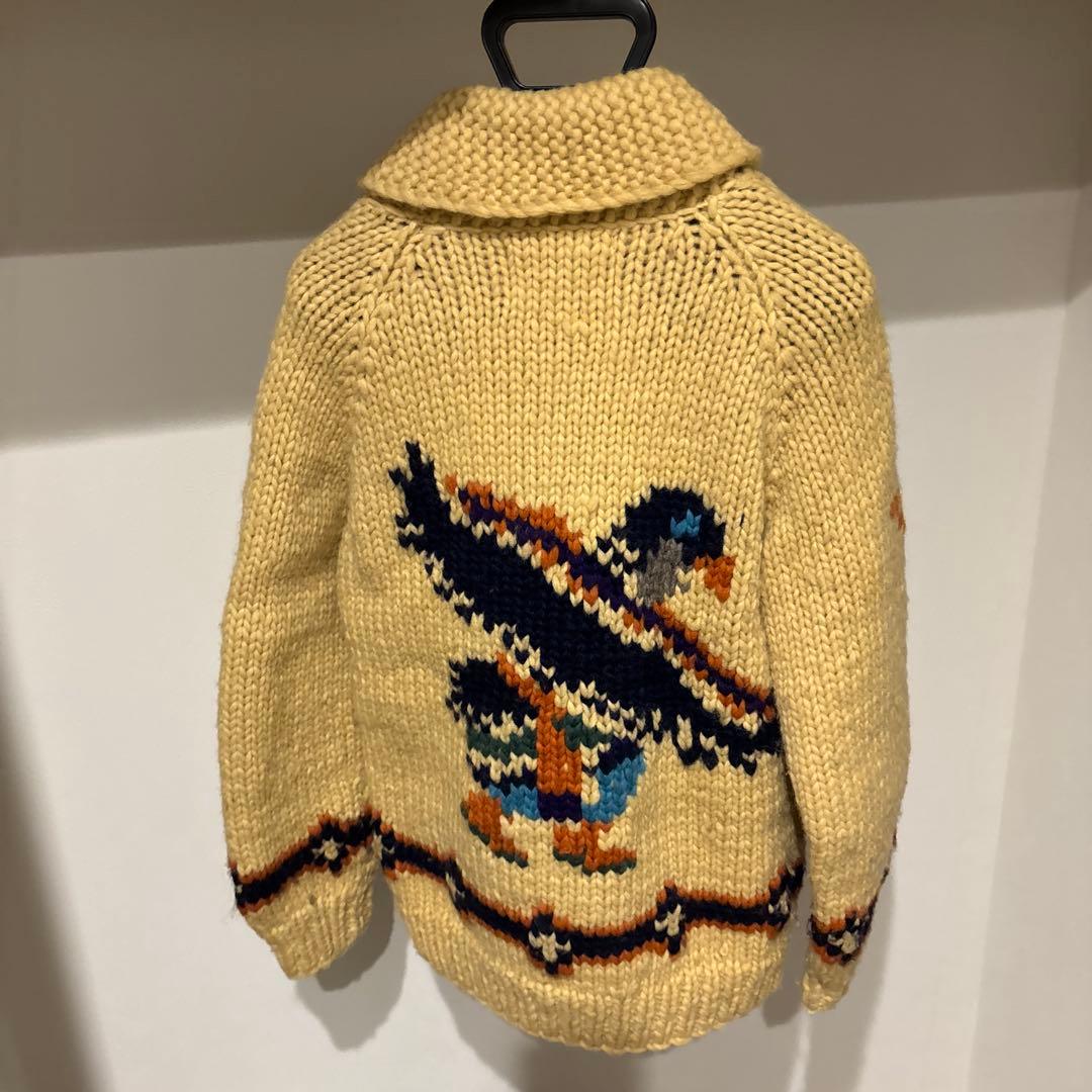 激レア】インディアンモーターサイクル ジップアップセーター カウチン