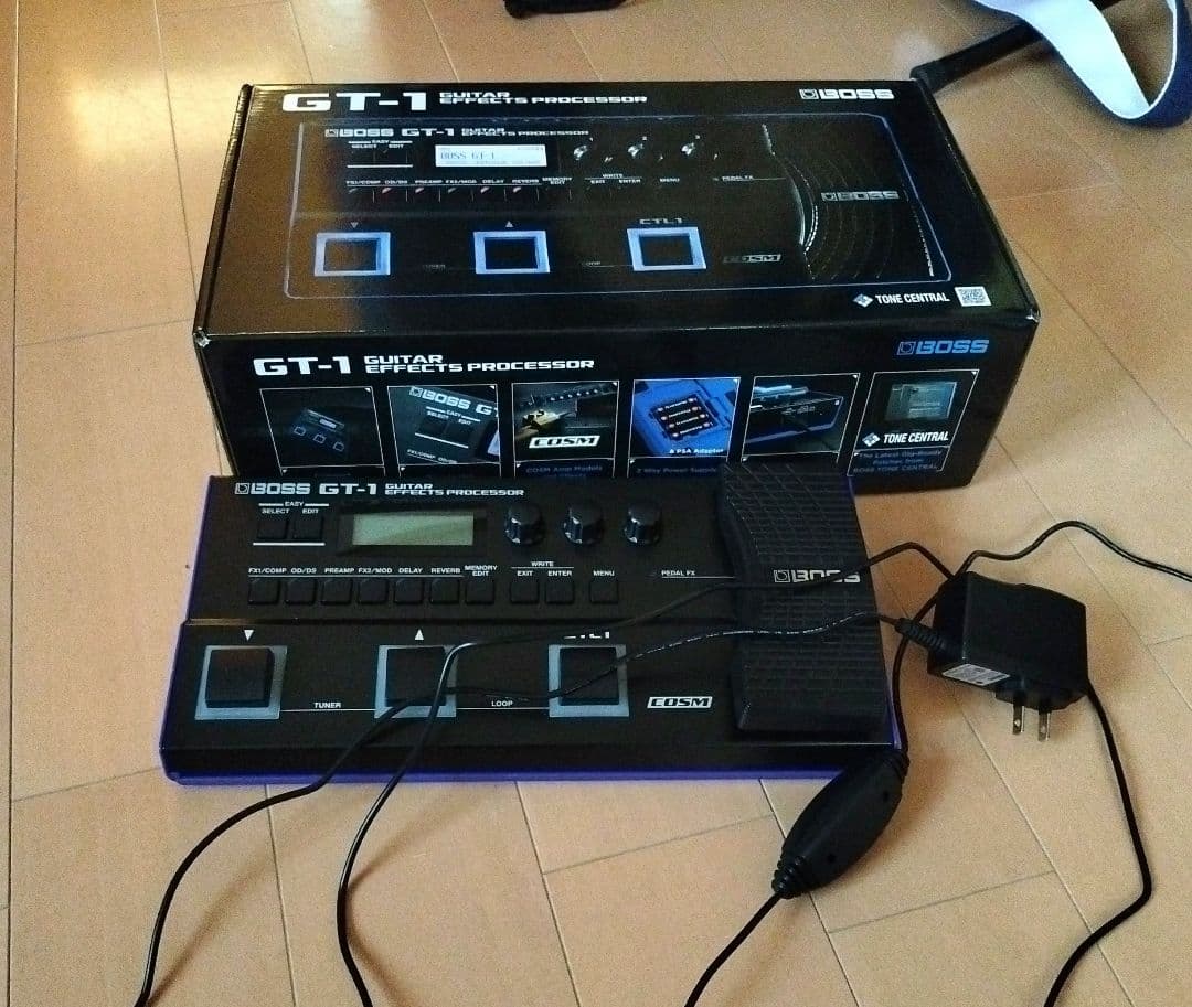 アダプター付 BOSS GT-1 ギターエフェクトプロセッサー 本体 BOSS / GT-1 Guitar Effects Processorマルチエフェクター [純正