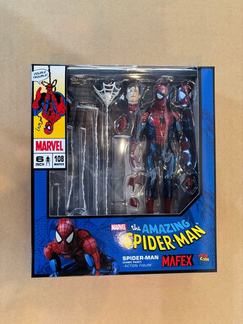 アメコミ MAFEX No.108 SPIDER-MAN COMIC PAINT b Medicom Toy Mafex No.108 Spider-Man（Comic Paint）Action Figure