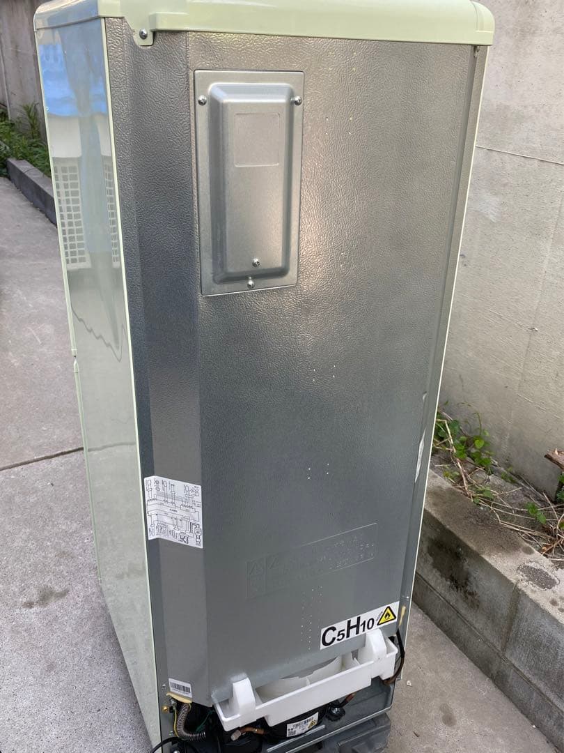 e angleレトロ調 冷蔵庫 ANG-RE151-A1 エディオン 2019年 - メルカリ