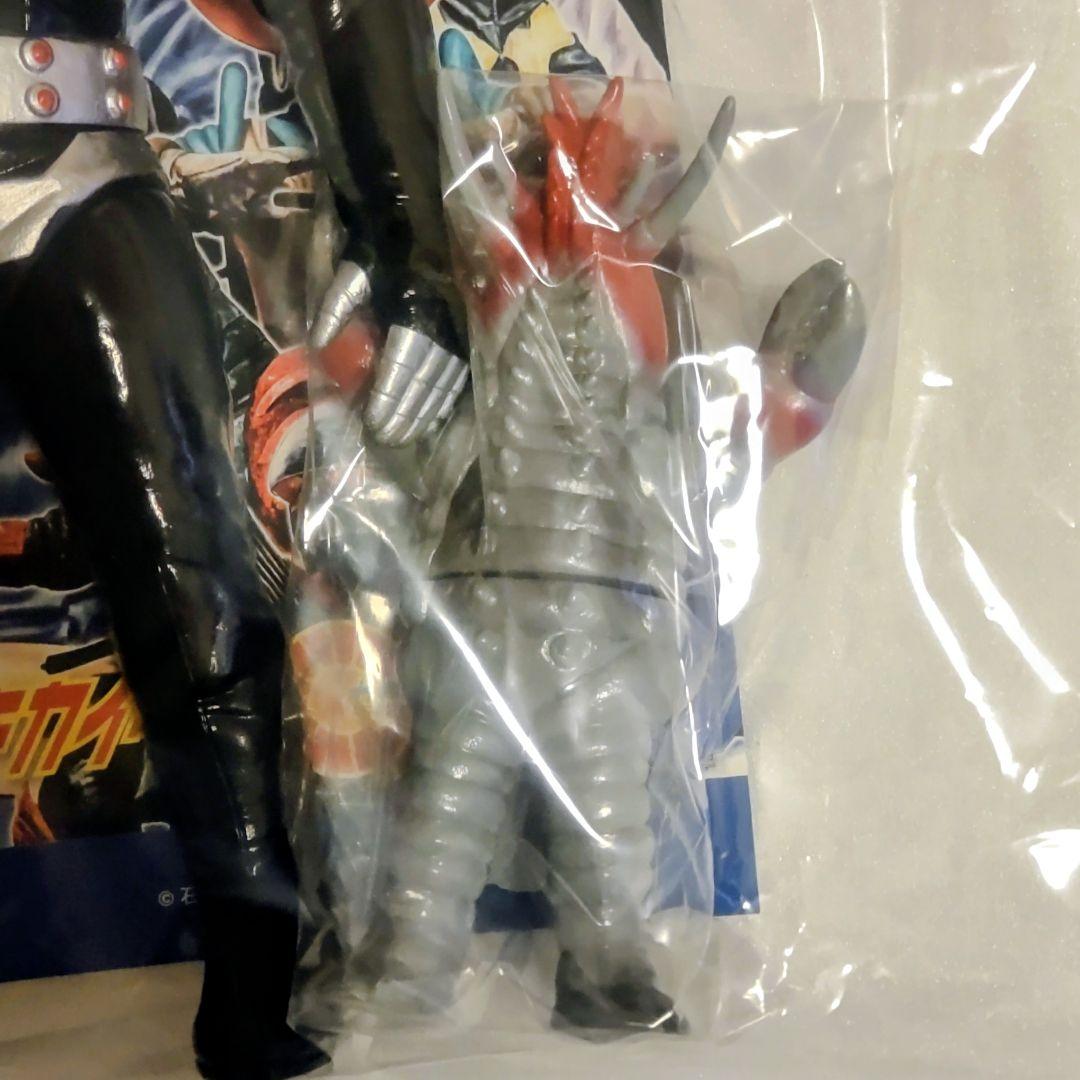 東映レトロソフビコレクションシルバー ハカイダー 新色 +ミニギンエビ