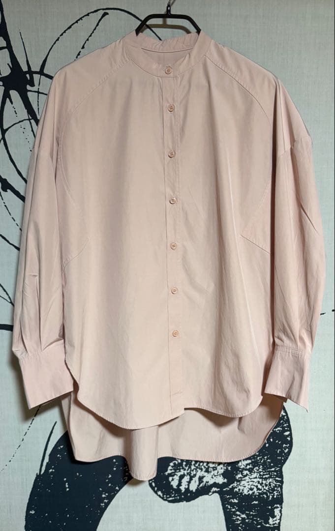 MACHATT マチャット スタンドカラーオーバーシャツ ピンク - メルカリ