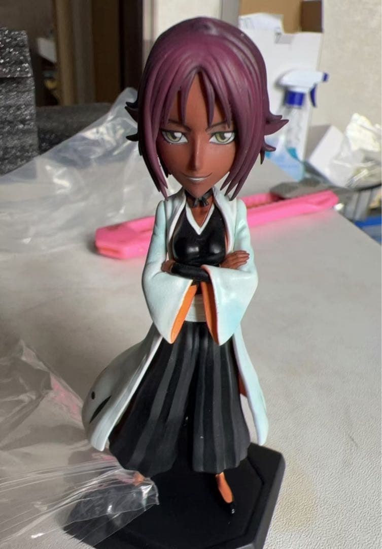 BLEACH 浦原喜助 四楓院夜一 ガレージキット ガレキ スタチュー③