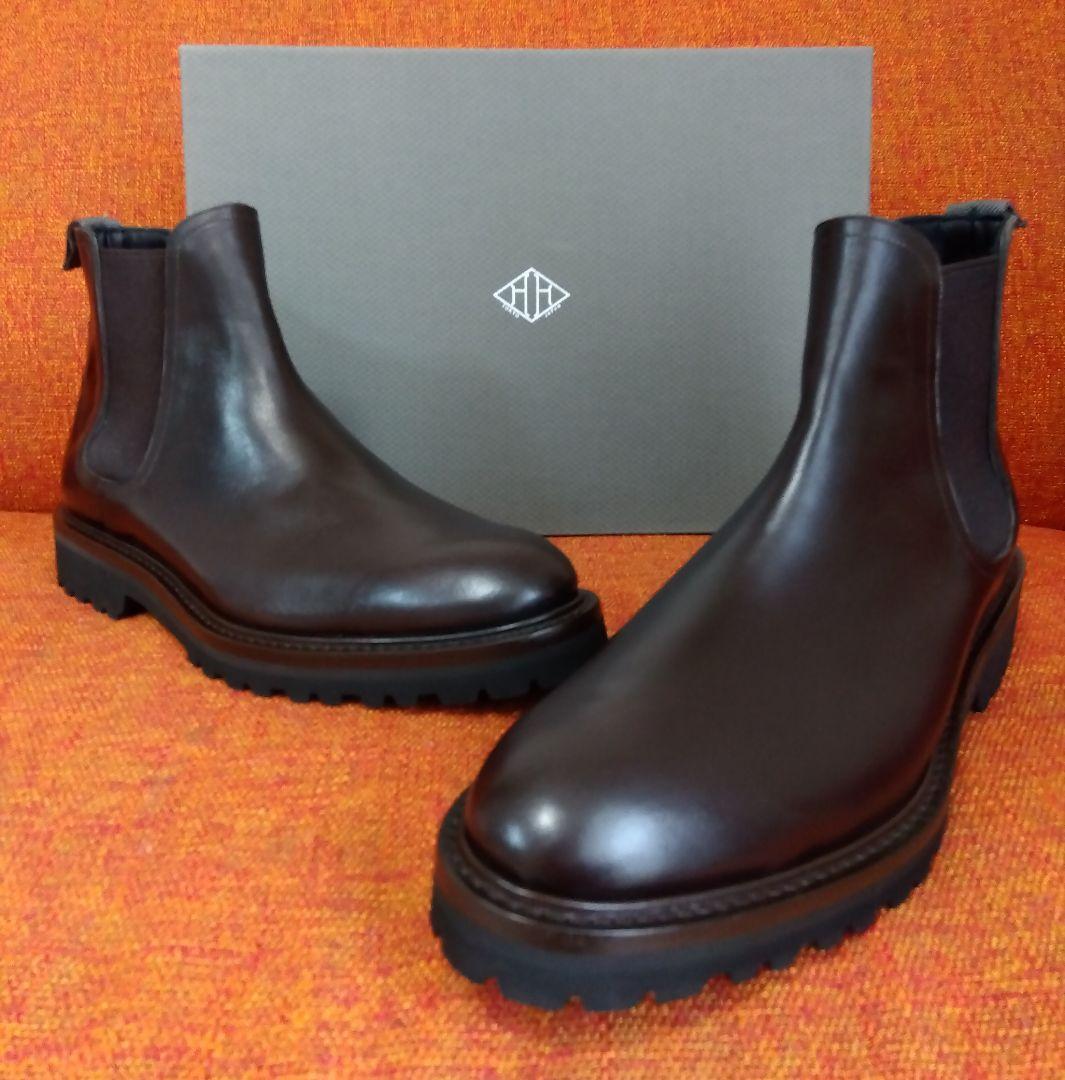 WH ダブルエイチ サイドゴアブーツ 新品未使用 US7 ダークブラウン