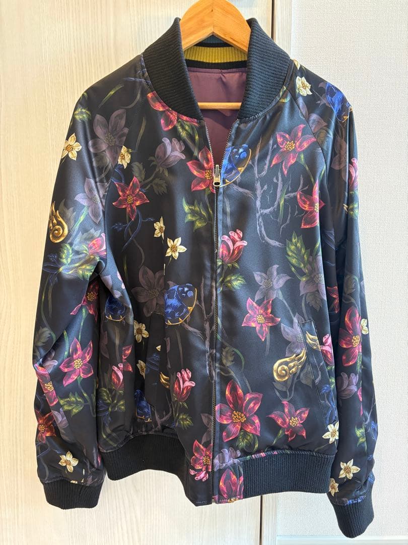 みー　glamb 花柄スカジャン JOJOコラボ glamb（グラム） glamb Giorno Giovanna ska JKT ジョルノ