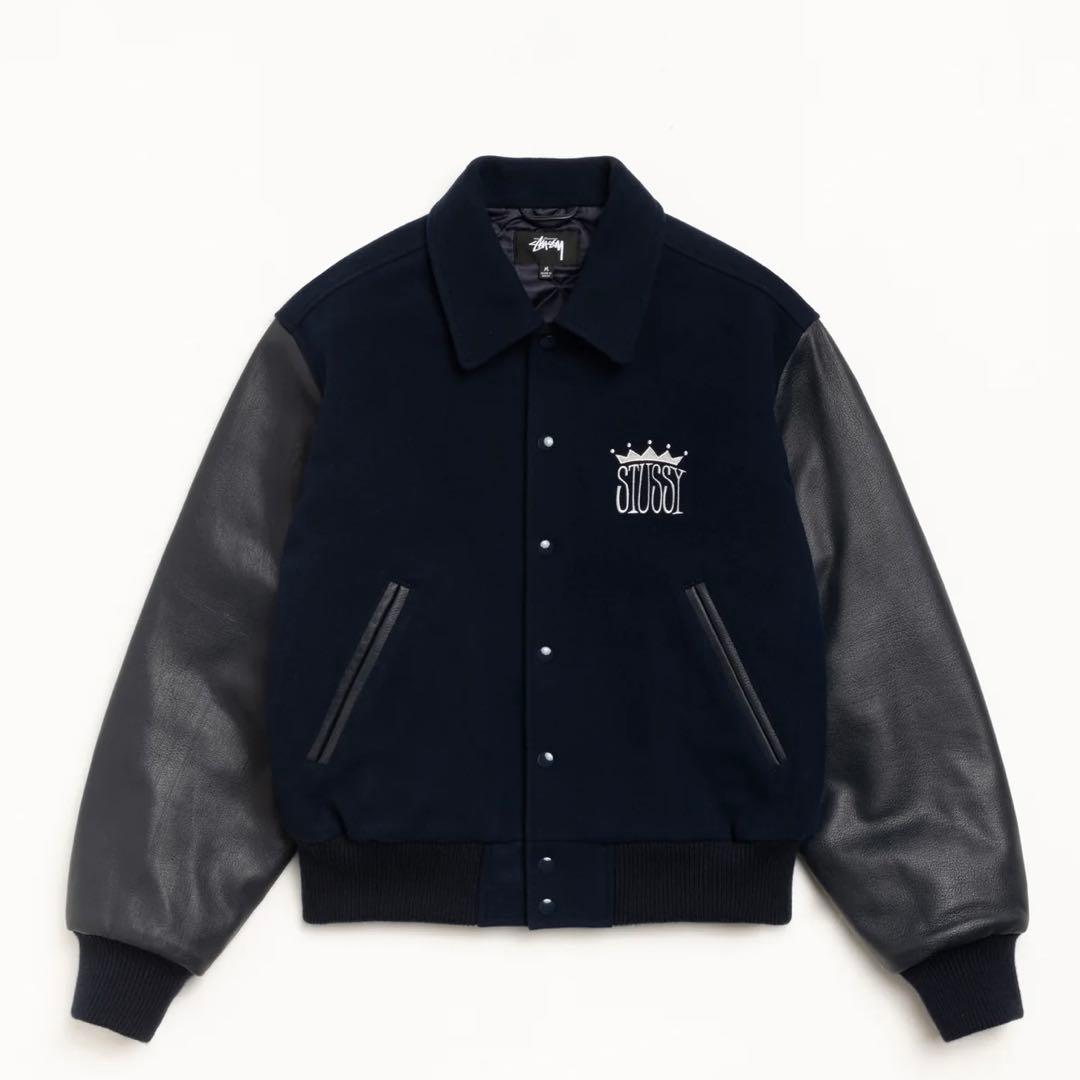 新品 STUSSY KING VARSITY JACKET XXL スタジャン - メルカリ