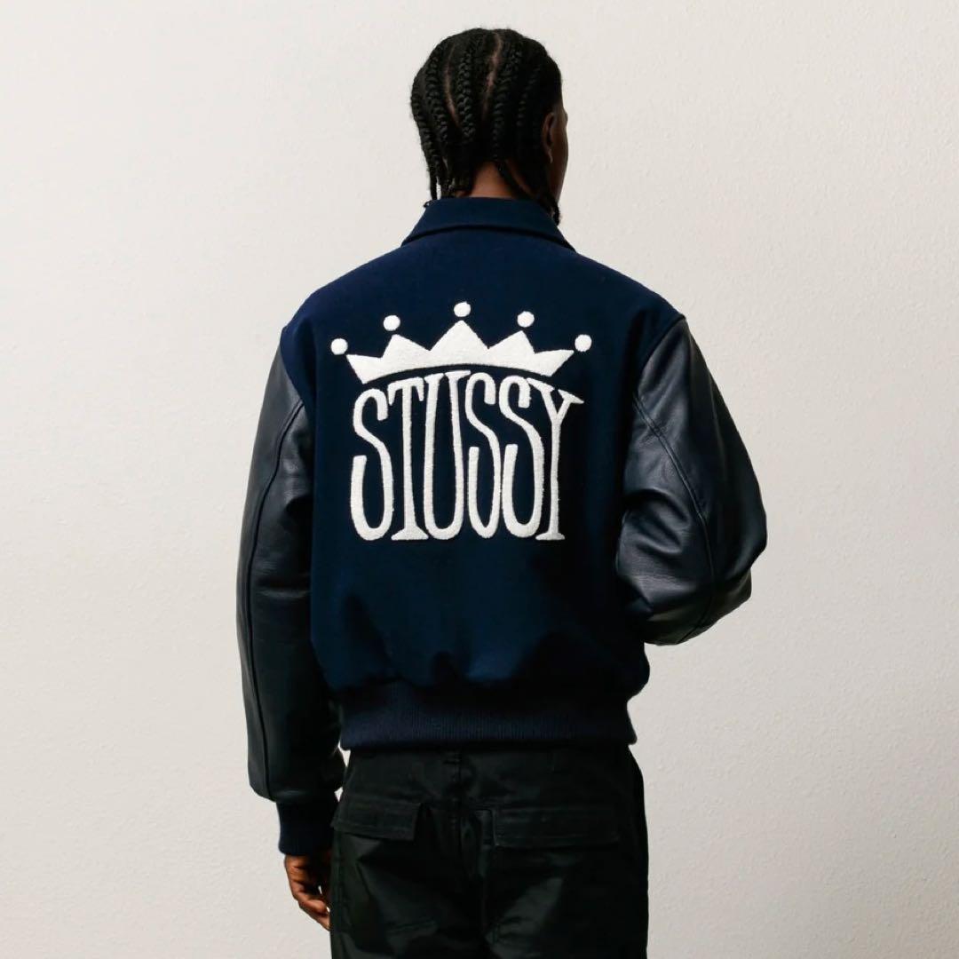 新品 STUSSY KING VARSITY JACKET XXL スタジャン - メルカリ