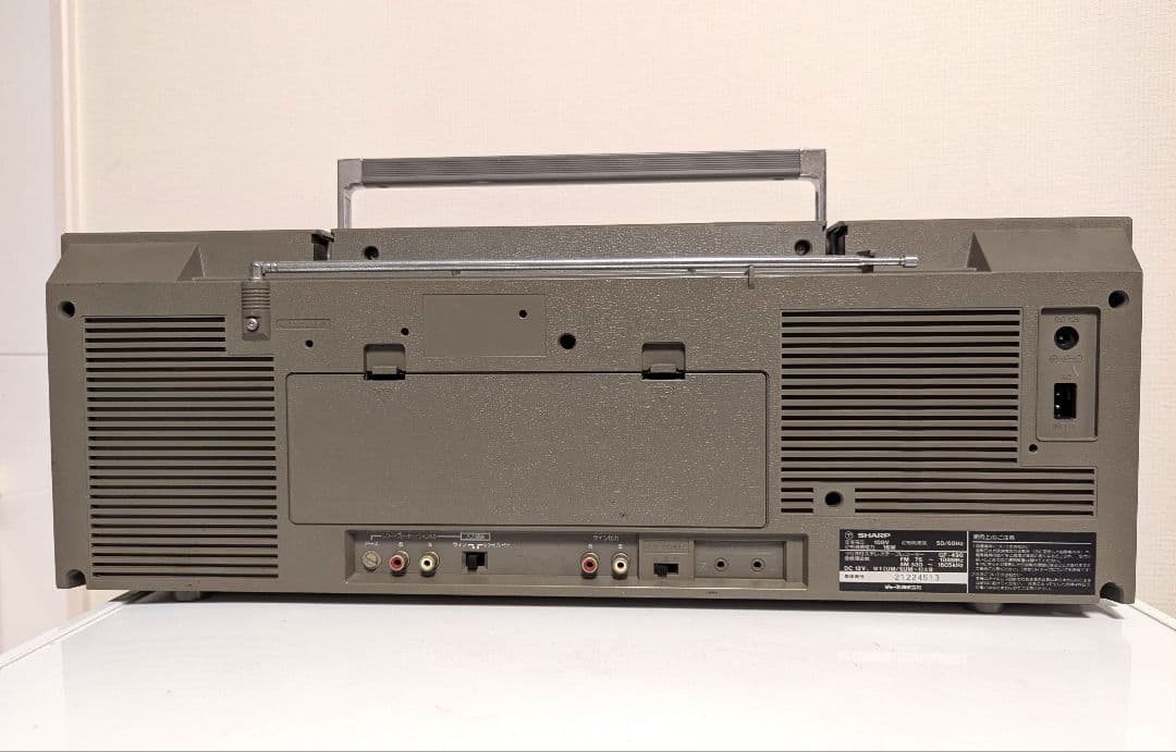 ジャンク品】SHARP シャープ GF-490 ダブルラジカセ ラジカセ - メルカリ