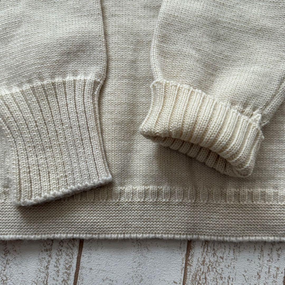 英国製【ルトリコチュール】ガンジーセーター ナチュラル 40の通販はau