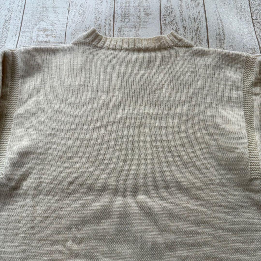 英国製【ルトリコチュール】ガンジーセーター ナチュラル 40の通販はau