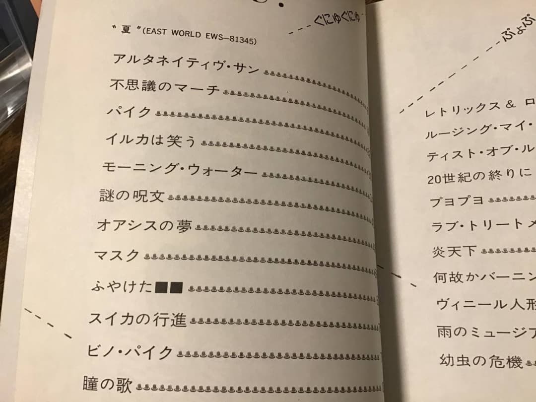 ☆楽譜/ヒカシュー/パイク・ぷよぷよ/夏/バンドスコア