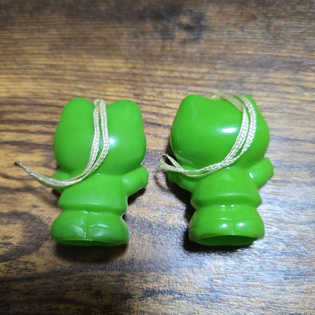 1977年 昭和52年製 ケロちゃん コロちゃんソフビセット - メルカリ