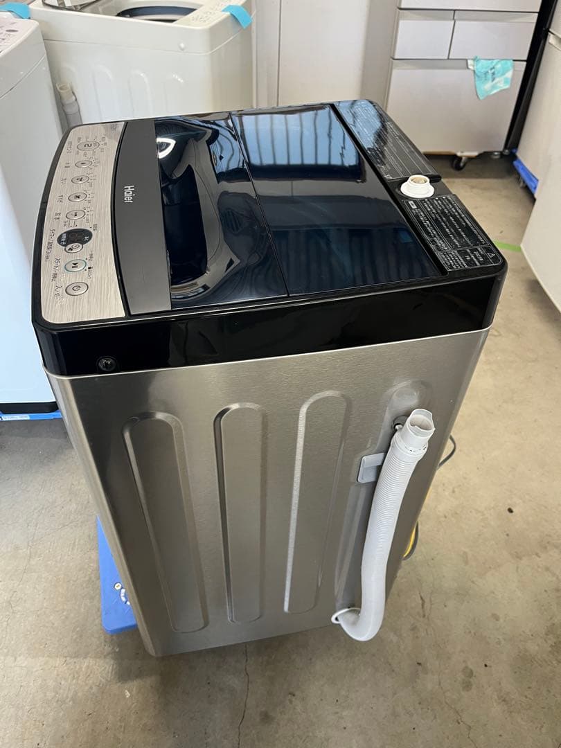 Haier 5.5kg 縦型洗濯機 一人暮らし 2023年製 黒