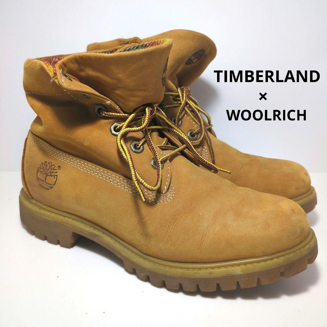 ティンバーランド ウールリッチ コラボ ワークブーツ 25.5cm - メルカリ