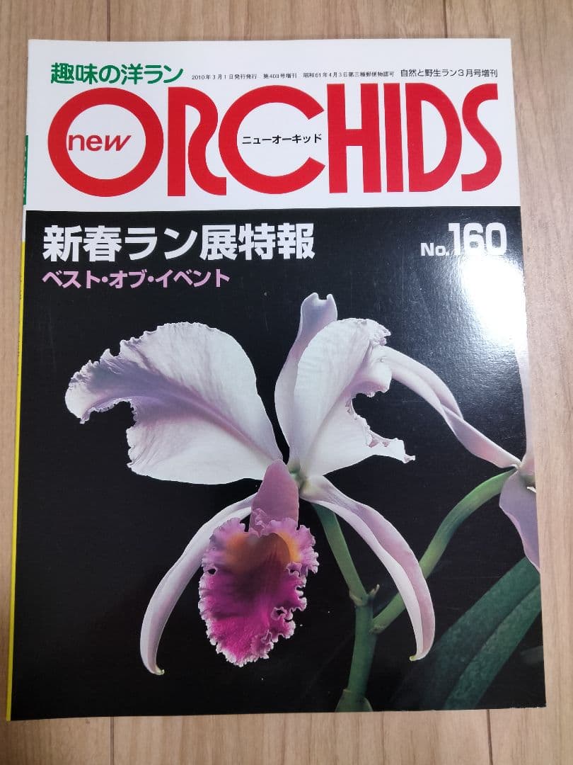趣味の洋ラン　 ニューオーキッド　No160 ~169 10冊　早い者勝ち