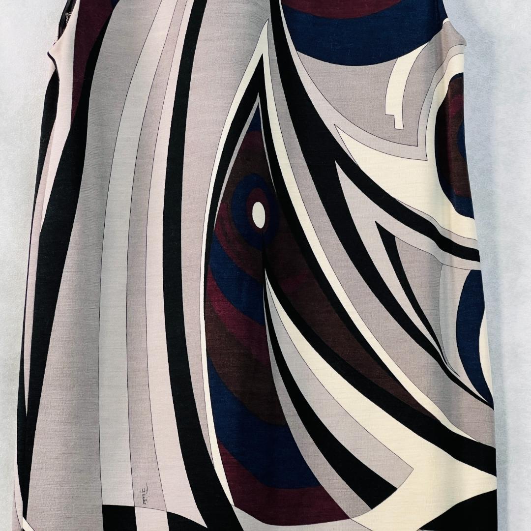 エミリオプッチ】ワンピース プッチ柄 ウール LVJグループタグ付 S～M