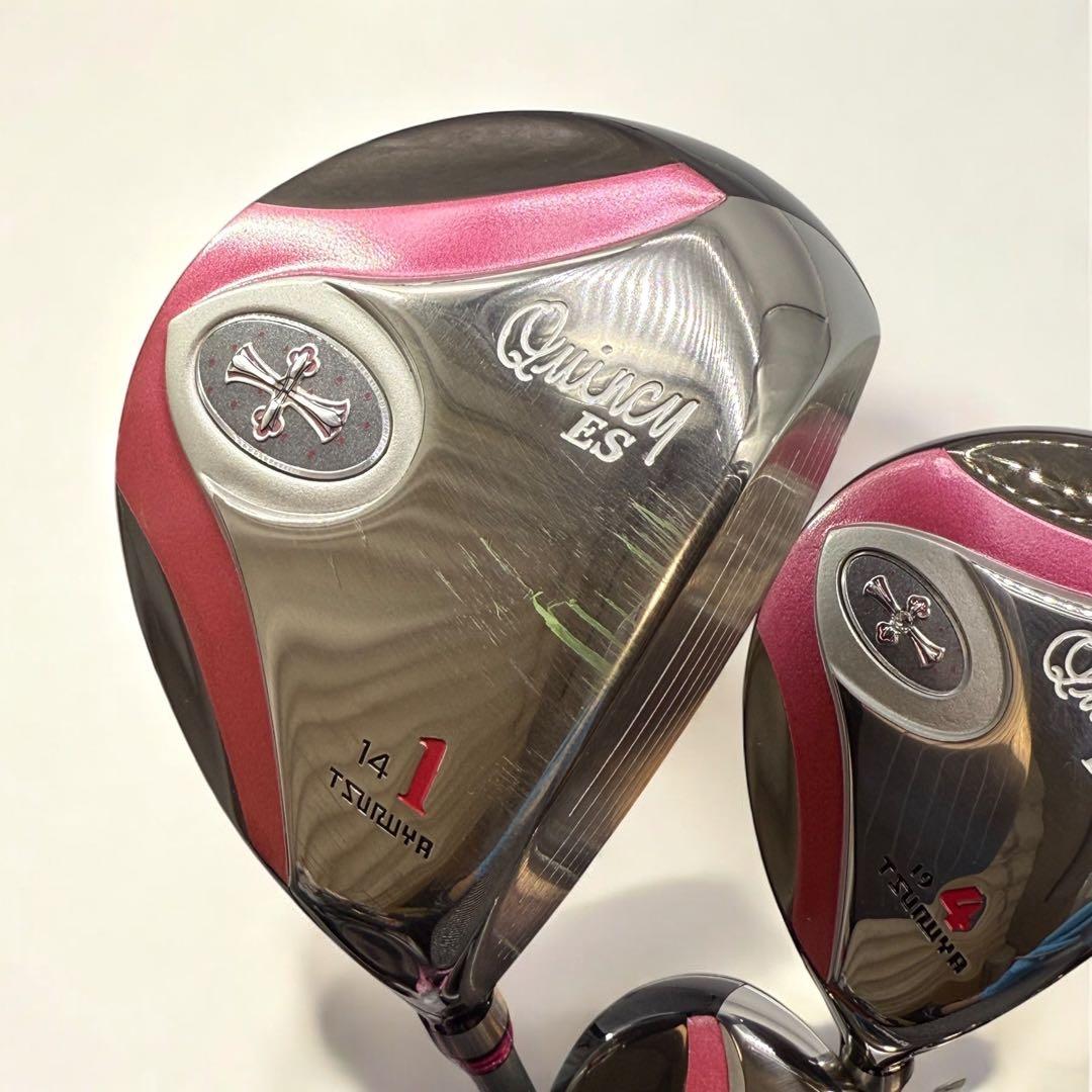 Quincy クインシーES レディース ゴルフクラブ8本セット つるやゴルフ
