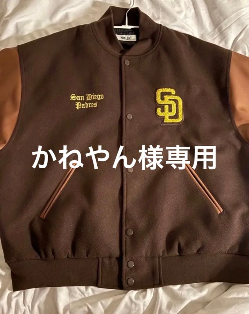 San Diego Padres スタジャン ブラウン - メルカリ