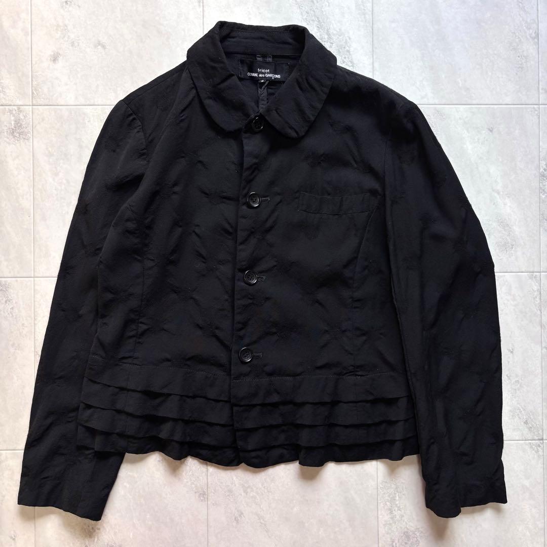 archive】トリココムデギャルソン 丸襟ジャケット ドット AD2003