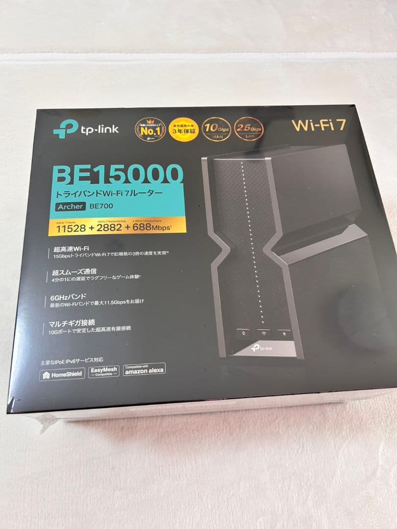 TP-Link Archer BE700 トライバンドルーターWiFi7 Archer BE700 | BE15000 Tri-Band Wi-Fi 7 Router | TP-Link
