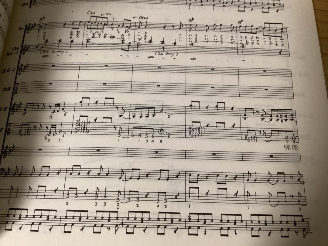 ☆楽譜/オフコース/ネクスト/タブ譜/バンドスコア