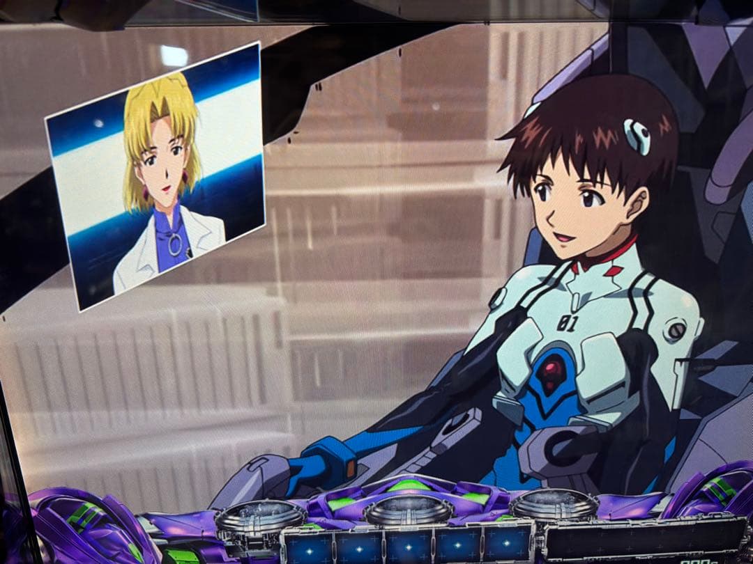 パチスロ実機【Lゴジラ対エヴァンゲリオン】ユニット付 無段階