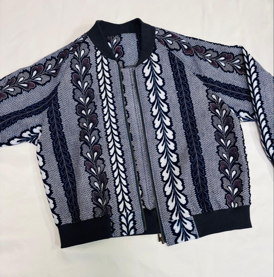 浴衣リメイク92番 有松鳴海絞り一重スカジャン風 - メルカリ