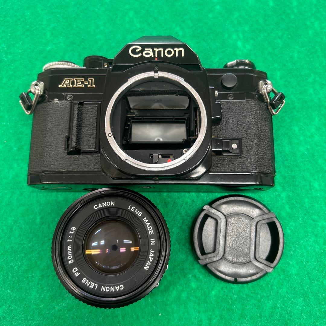 Canon AE-1 NEW FD 50mm f1.8レンズ付き - メルカリ