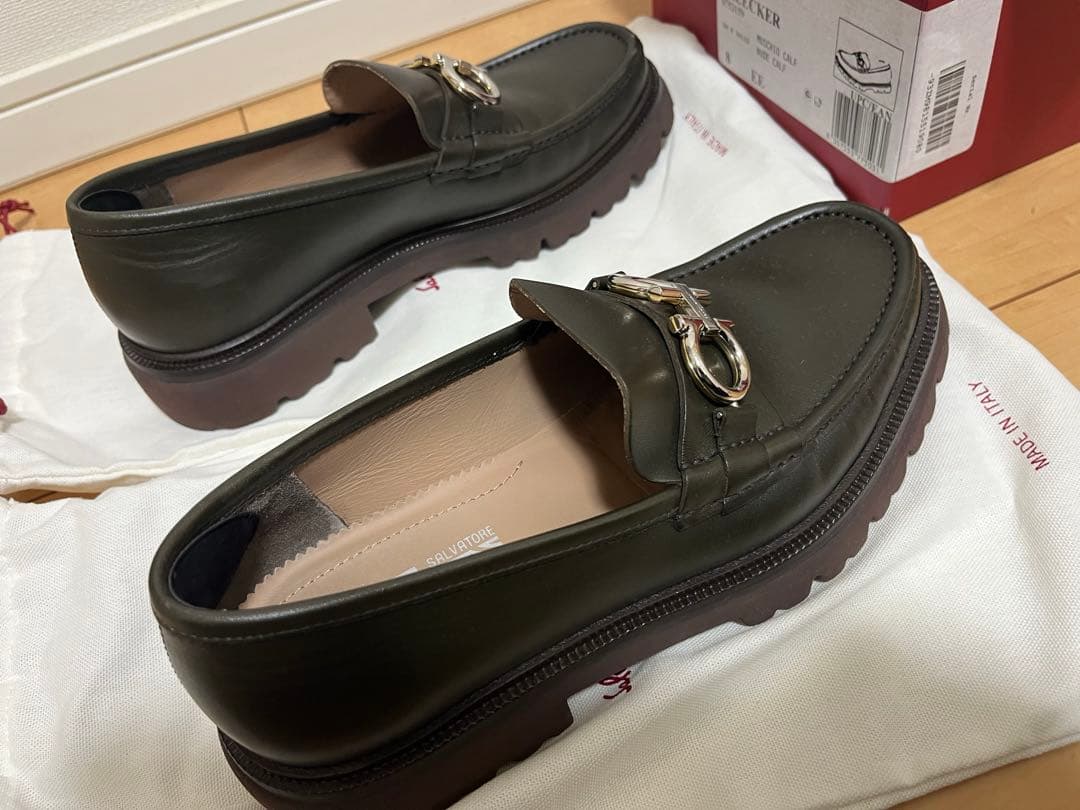 サルヴァトーレ フェラガモ ガンチーニ 厚底 プラットフォーム