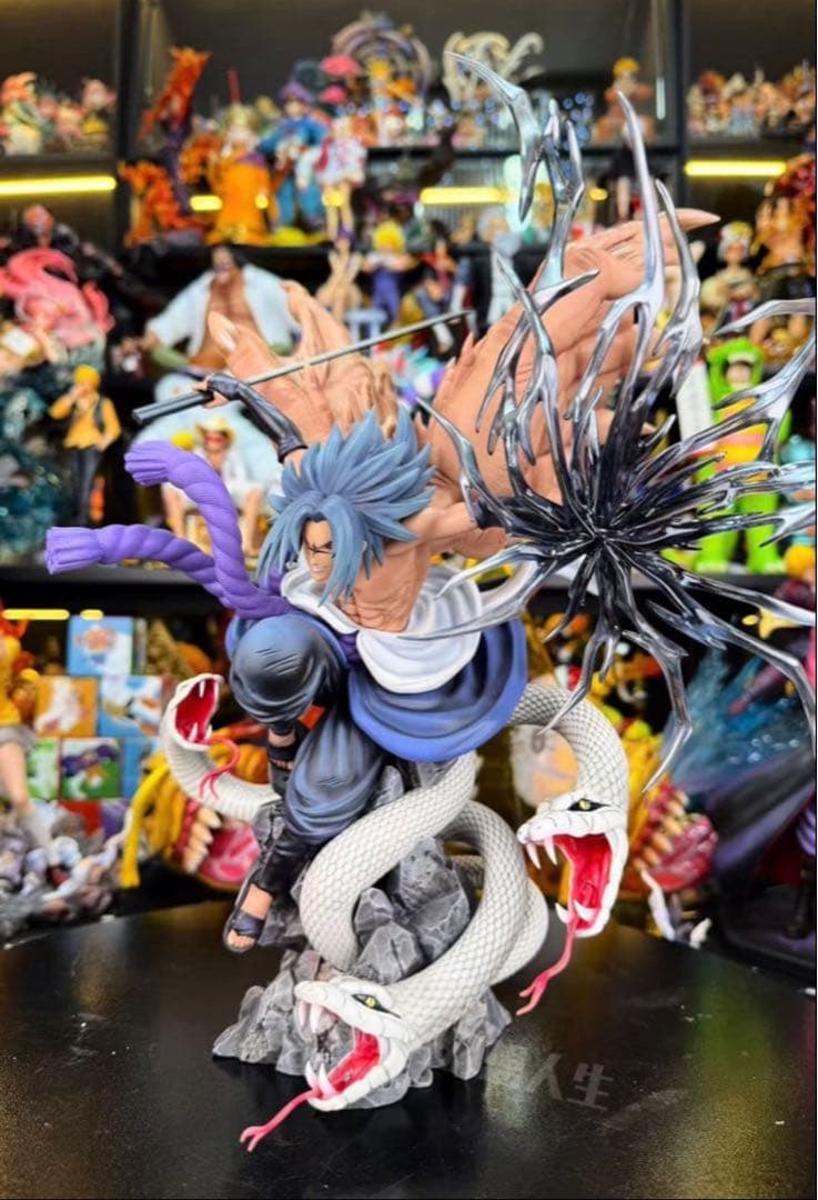 NARUTO -ナルト- サスケ【日の呪印】フィギュアガレージキット1/8