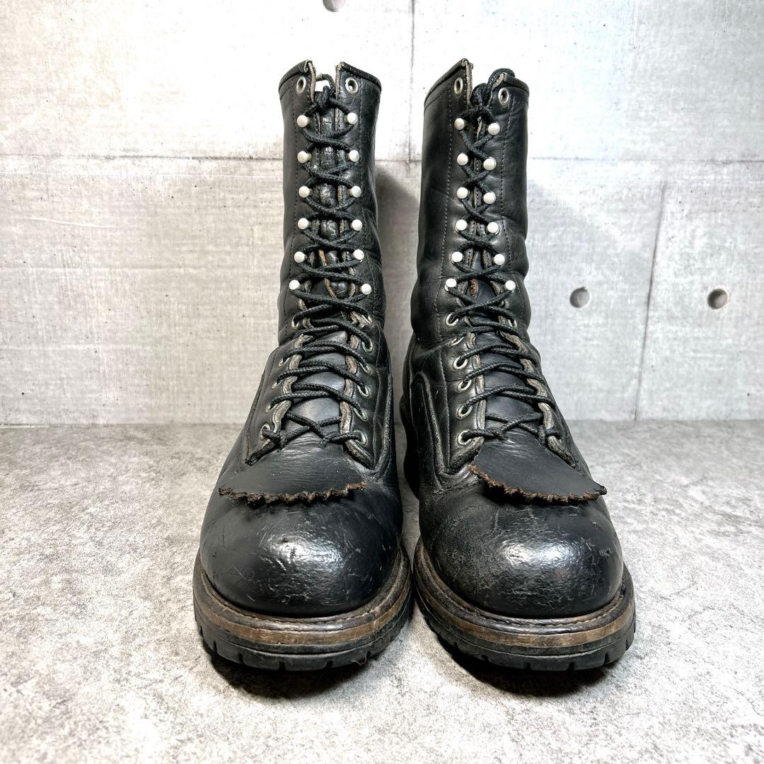 80s【RED WING】ロガーブーツ/2210/プリント羽根タグ/廃盤/919 - メルカリ