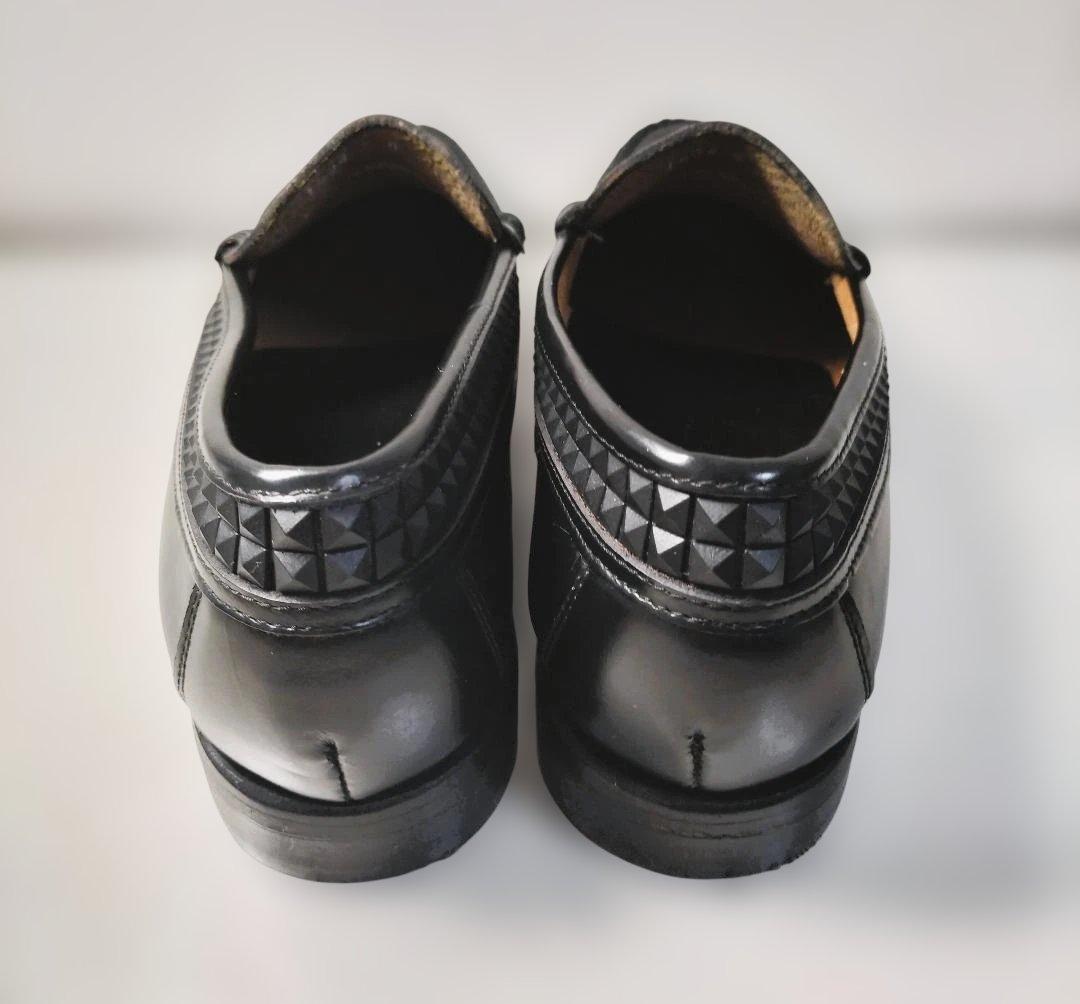 And A カミナンド ラバースタッズ ローファーブラック26cm - メルカリ